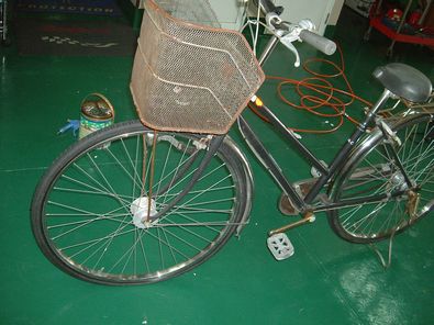 自転車パンク修理